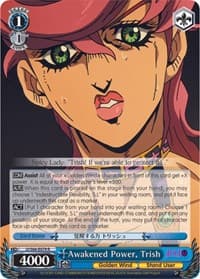 Awakened Power, Trish - JoJo's Bizarre Adventure: Golden Wind - Weiss Schwarz card