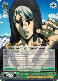 Unavoidable Assassination, Risotto - JoJo's Bizarre Adventure: Golden Wind - Weiss Schwarz card