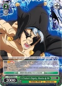 A Traitor's Dignity, Risotto & Mt - JoJo's Bizarre Adventure: Golden Wind - Weiss Schwarz card