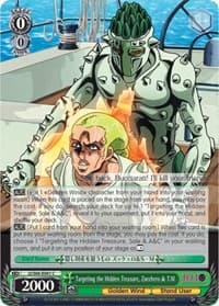 Targeting the Hidden Treasure, Zucchero & T.M - JoJo's Bizarre Adventure: Golden Wind - Weiss Schwarz card