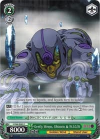 Gently Weeps, Ghiaccio & W.I.G.W - JoJo's Bizarre Adventure: Golden Wind - Weiss Schwarz card