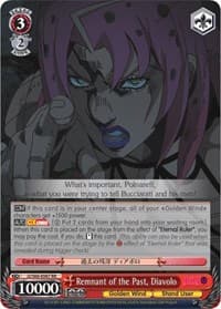 Remnant of the Past, Diavolo - JoJo's Bizarre Adventure: Golden Wind - Weiss Schwarz card