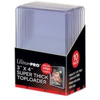 3" x 4" Super Thick 200PT Toploader (10-Count) - Ultra Pro Toploaders - Collectible Storage card