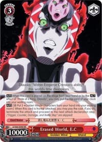Erased World, E.C - JoJo's Bizarre Adventure: Golden Wind - Weiss Schwarz card