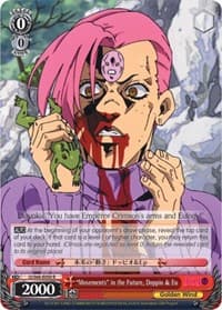 "Movements" in the Future, Doppio & Eu - JoJo's Bizarre Adventure: Golden Wind - Weiss Schwarz card