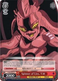 Spinner of Lies, T.M - JoJo's Bizarre Adventure: Golden Wind - Weiss Schwarz card