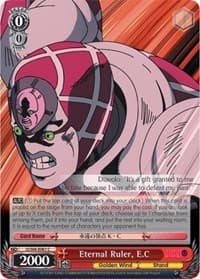 Eternal Ruler, E.C - JoJo's Bizarre Adventure: Golden Wind - Weiss Schwarz card