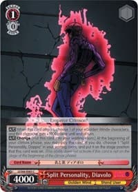 Split Personality, Diavolo - JoJo's Bizarre Adventure: Golden Wind - Weiss Schwarz card