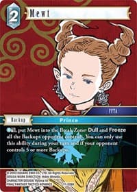 Mewt - Opus XI - Final Fantasy TCG card