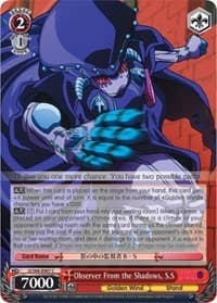Observer From the Shadows, S.S - JoJo's Bizarre Adventure: Golden Wind - Weiss Schwarz card
