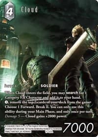 Cloud - 11-127L (Full Art) - Opus XI - Final Fantasy TCG card