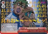 Cioccolata and Secco (JJR) (Gold Stamp) - JoJo's Bizarre Adventure: Golden Wind - Weiss Schwarz card