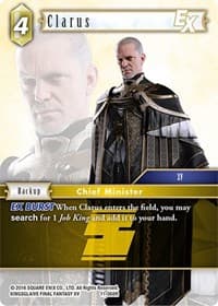 Clarus EX - Opus XI - Final Fantasy TCG card