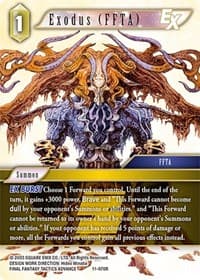 Exodus (FFTA) EX - Opus XI - Final Fantasy TCG card