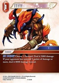 Ifrit EX - Opus XI - Final Fantasy TCG card