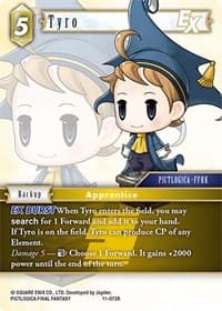 Tyro EX - Opus XI - Final Fantasy TCG card