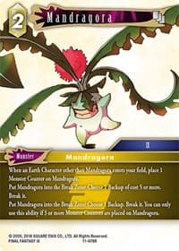 Mandragora - Opus XI - Final Fantasy TCG card