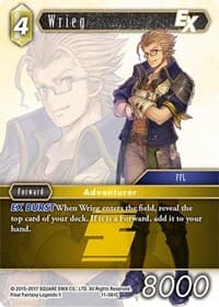 Wrieg EX - Opus XI - Final Fantasy TCG card