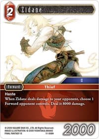 Zidane - Opus XI - Final Fantasy TCG card