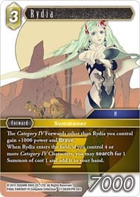 Rydia - Opus XI - Final Fantasy TCG card
