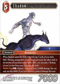 Shadow - Opus XI - Final Fantasy TCG card