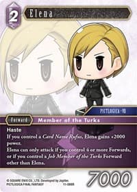 Elena - Opus XI - Final Fantasy TCG card