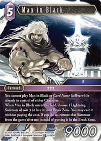Man in Black - Opus XI - Final Fantasy TCG card