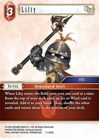 Lilty - Opus XI - Final Fantasy TCG card