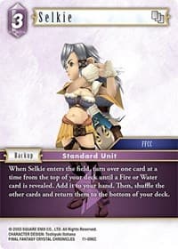 Selkie - Opus XI - Final Fantasy TCG card