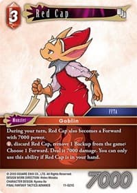 Red Cap - Opus XI - Final Fantasy TCG card