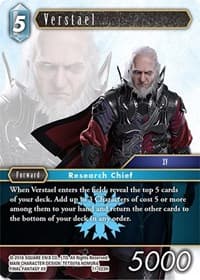 Verstael - Opus XI - Final Fantasy TCG card
