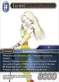 Garnet - Opus XI - Final Fantasy TCG card