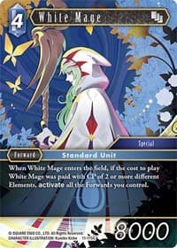 White Mage - Opus XI - Final Fantasy TCG card
