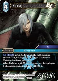 Kadaj EX - 11-027R - Opus XI - Final Fantasy TCG card