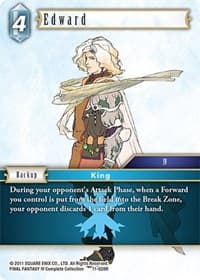 Edward - Opus XI - Final Fantasy TCG card