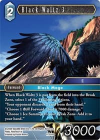 Black Waltz 3 - Opus XI - Final Fantasy TCG card
