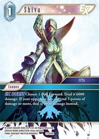 Shiva EX - Opus XI - Final Fantasy TCG card