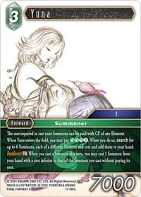 Yuna - Opus XI - Final Fantasy TCG card