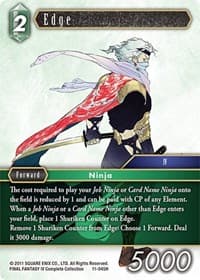 Edge - Opus XI - Final Fantasy TCG card