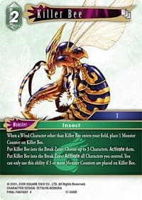 Killer Bee - Opus XI - Final Fantasy TCG card