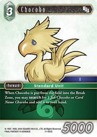 Chocobo - Opus XI - Final Fantasy TCG card