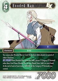 Hooded Man EX - Opus XI - Final Fantasy TCG card