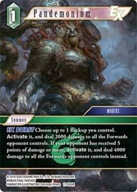 Pandemonium EX - Opus XI - Final Fantasy TCG card