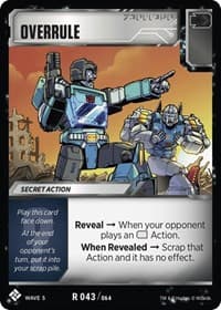 Overrule - Titan Masters Attack - Transformers TCG card
