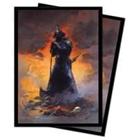 Frazetta Standard Size Deck Protectors Death Dealer III (100-Pack) - Ultra Pro Card Sleeves - Card Sleeves card