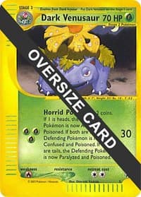 Dark Venusaur - 7 (Best of Game 7 Promo) - Jumbo Cards - Pokemon card