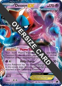 Deoxys EX - 53/116 (Plasma Freeze) - Jumbo Cards - Pokemon card
