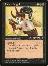 Fallen Angel (4th Place) (Arena League) - Oversize Cards - Magic: The Gathering card