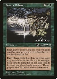 Natural Balance (4th Place) (Arena League) - Oversize Cards - Magic: The Gathering card