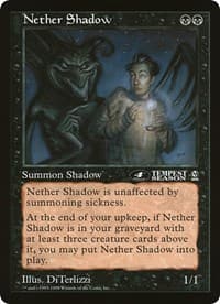 Nether Shadow (4th Place) (Arena League) - Oversize Cards - Magic: The Gathering card